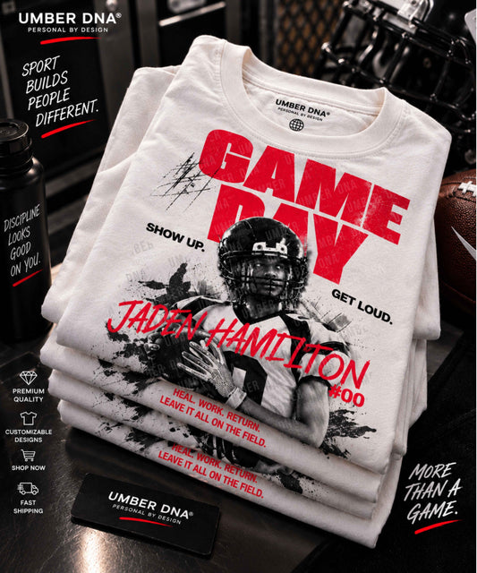 Custom Player Tee — Personalized Name + Number